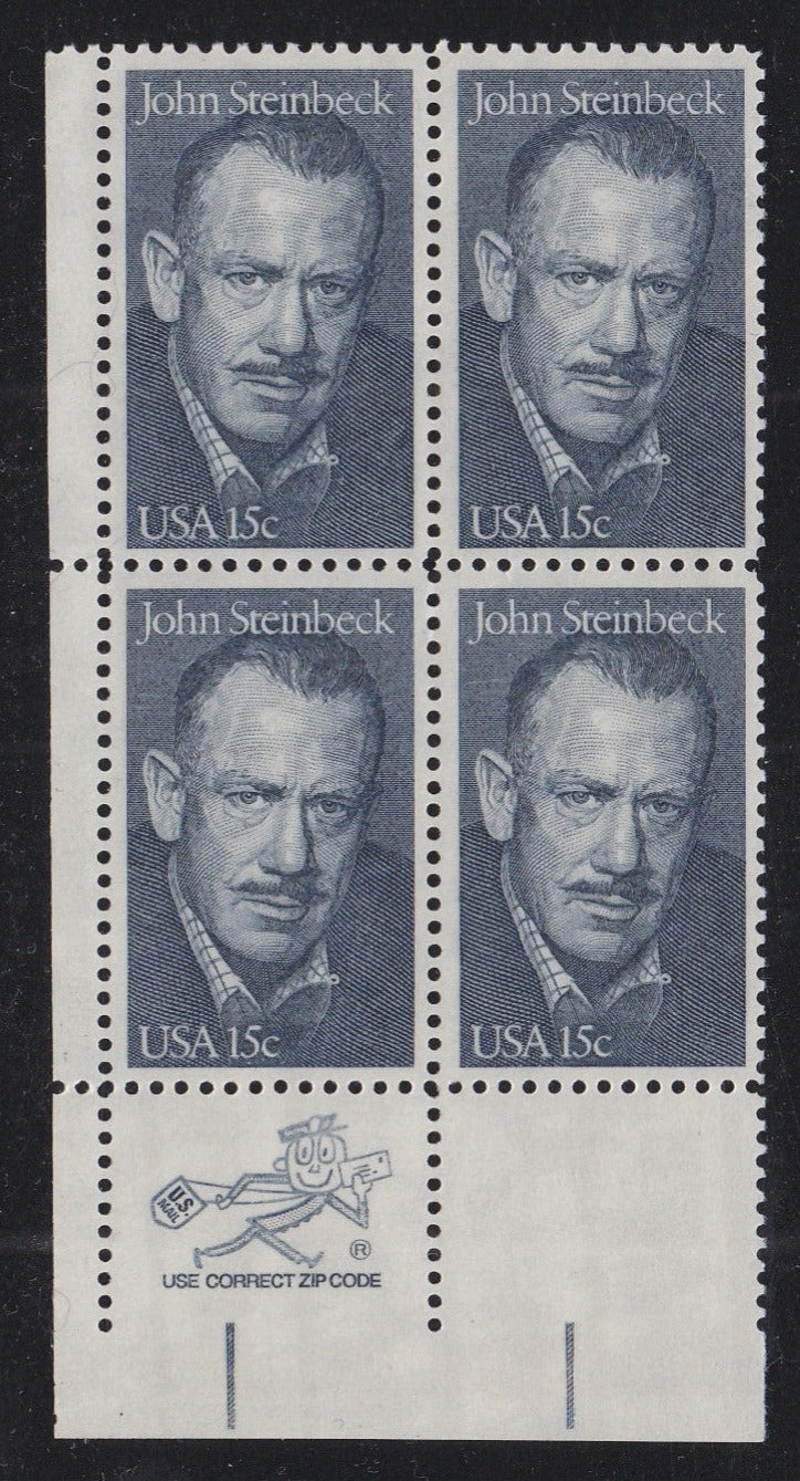 # 1773 (1979) Steinbeck - Mr. Zip, BK/4, LL, MNH