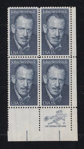 # 1773 (1979) Steinbeck - Mr. Zip, BK/4, LR, MNH