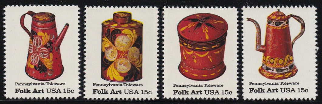 # 1775-78 (1979) Toleware - Sgls, Set/4, MNH