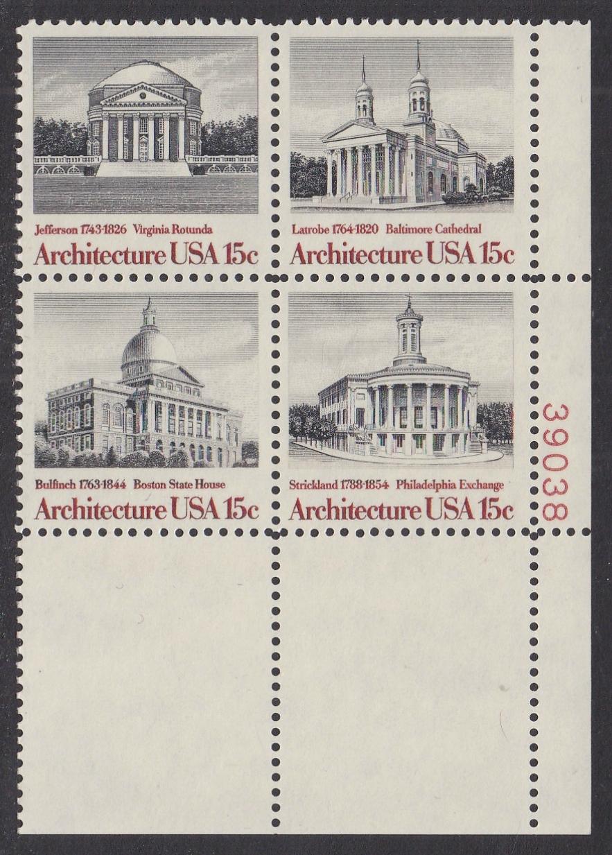 # 1779-82 (1979) Architecture - PB, LR #39038, MNH