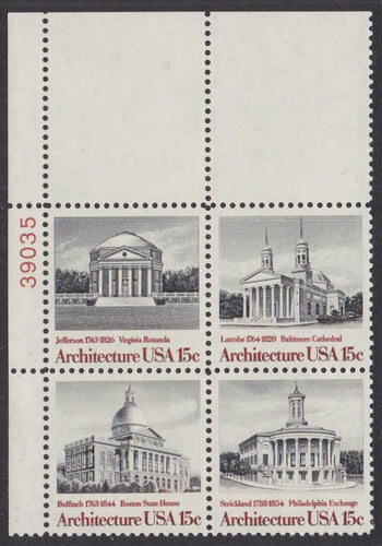 # 1779-82 (1979) Architecture - PB, UL #39035, MNH