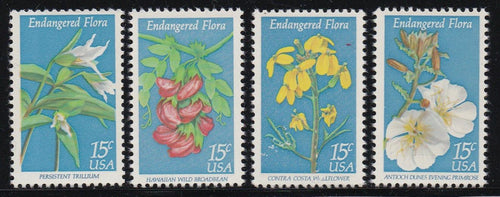 # 1783-86 (1979) Flowers - Sgls, Set/4, MNH