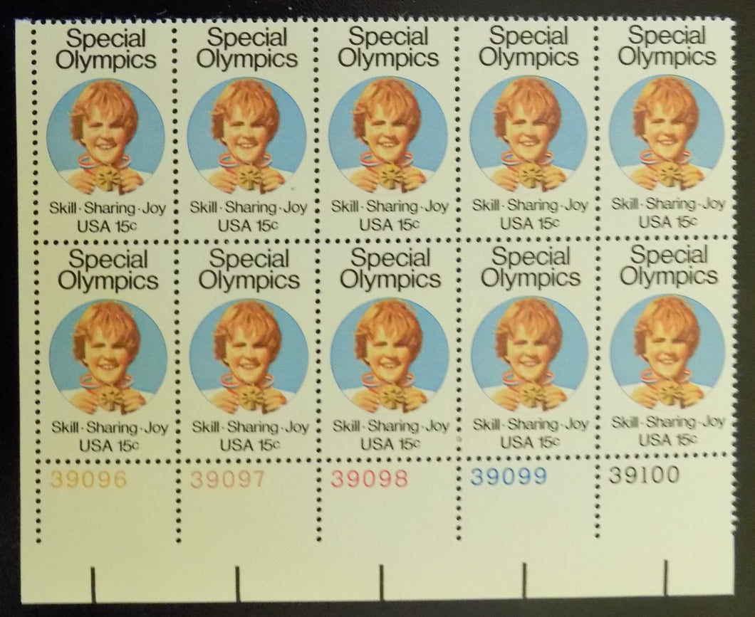 # 1788 (1979) Special Olympics - PB, LL #39100, MNH