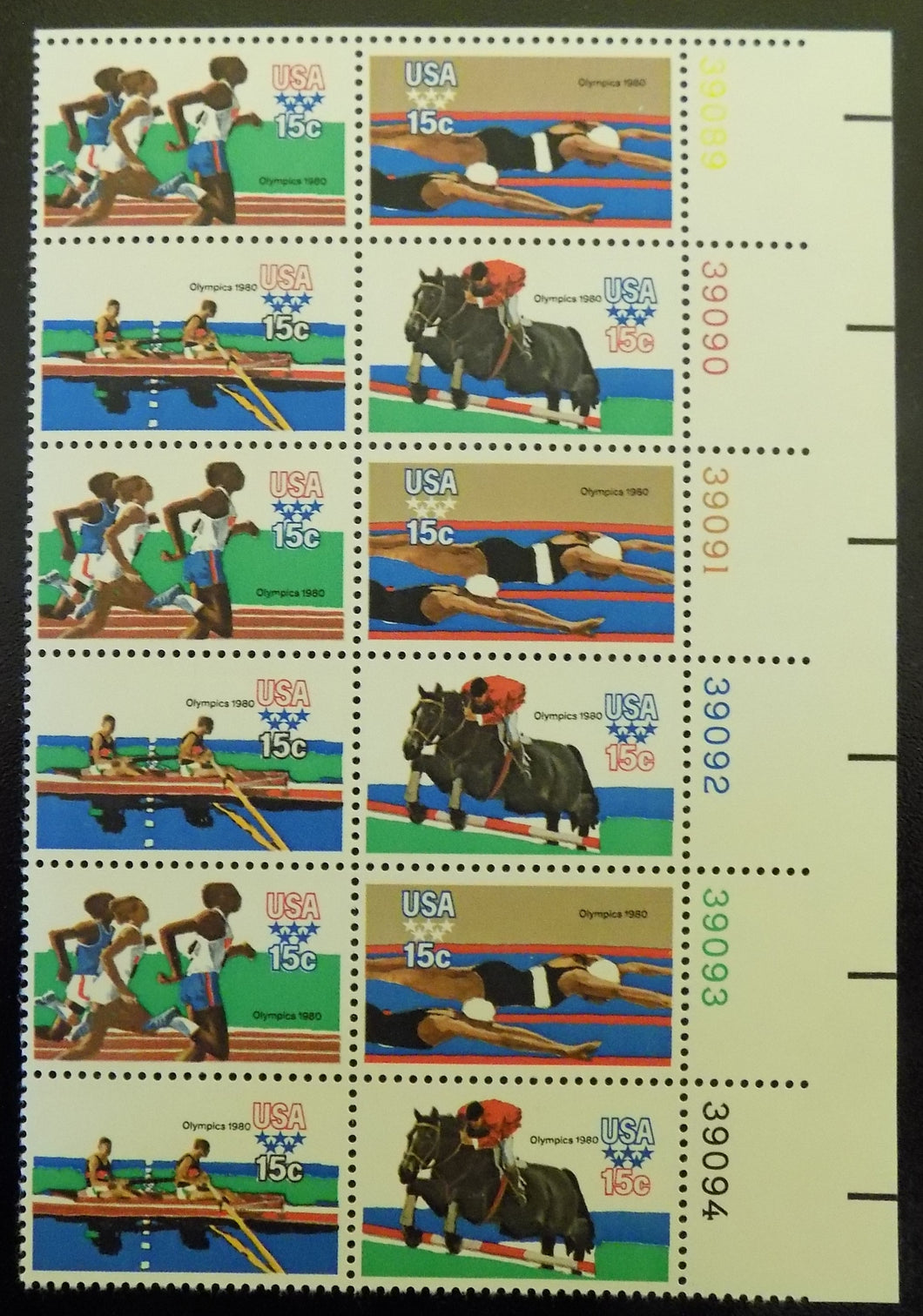 # 1791-94 (1979) Olympics - PB, UR #39094, MNH