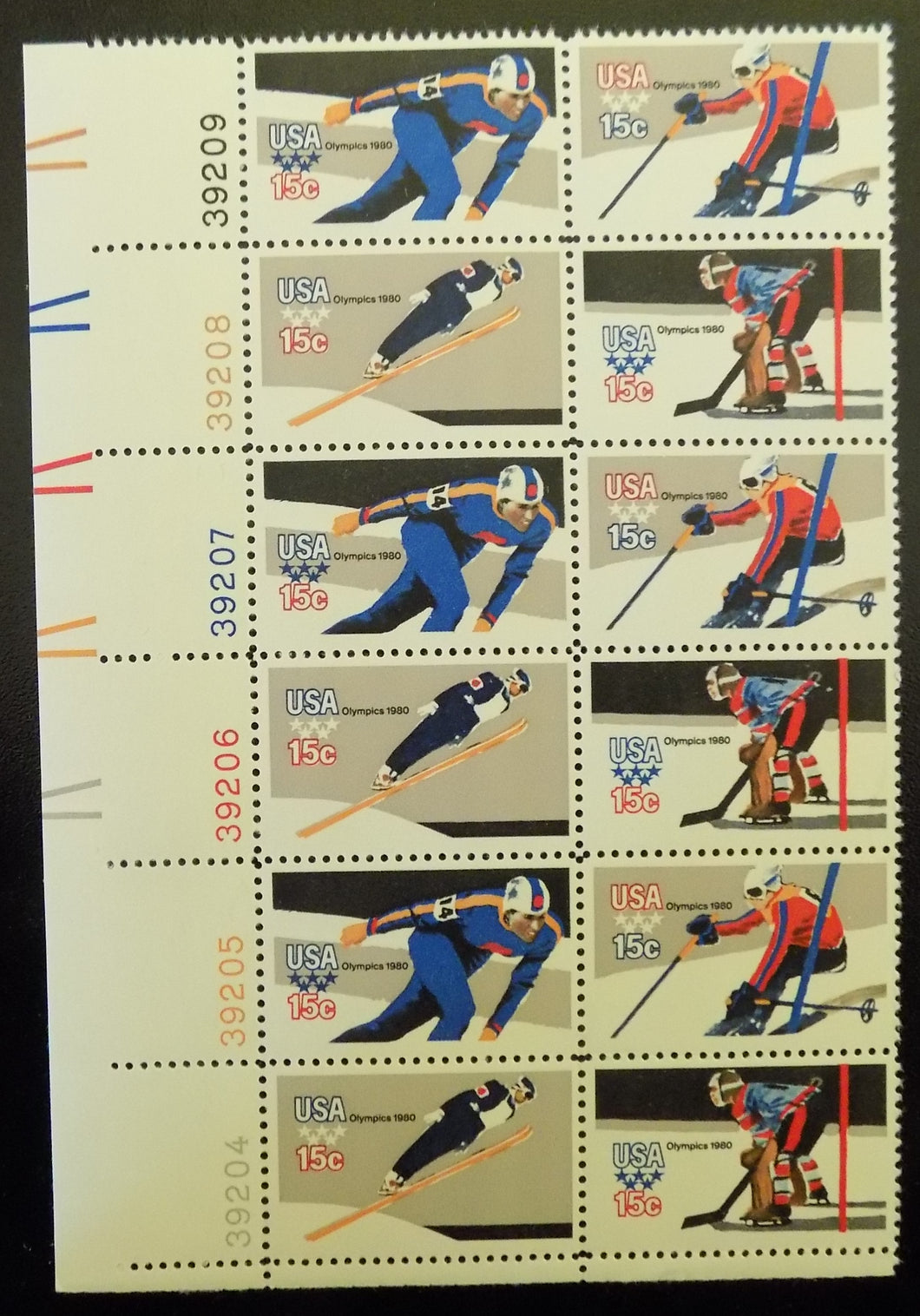 # 1795-98 (1980) Olympics, 11.25x10.5 - PB, LL #39209, MNH
