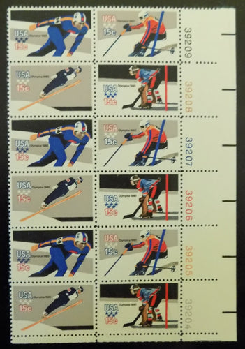 # 1795-98 (1980) Olympics, 11.25x10.5 - PB, LR #39209, MNH
