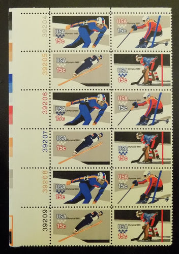 # 1795-98 (1980) Olympics, 11.25x10.5 - PB, UL #39209, MNH