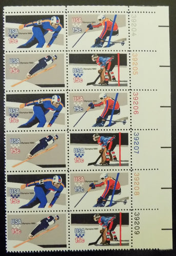 # 1795-98 (1980) Olympics, 11.25x10.5 - PB, UR #39209, MNH