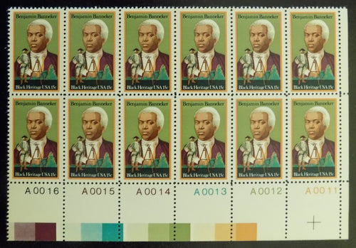 # 1804 (1980) Banneker - PB, LR #A0016, MNH