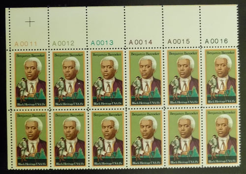 # 1804 (1980) Banneker - PB, UL #A0016, MNH
