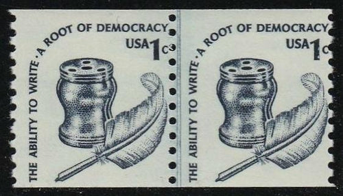 # 1811 (1980) Quill, DG, OA Tag, GP - Coil LP, F MNH