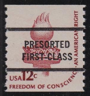 # 1816c (1981) Torch, brownish red, DG, BP, Precancel - Coil sgl, MNH