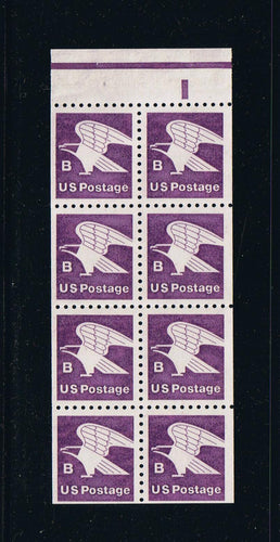 # 1819a (1981) Eagle, 'B', Second Transition Rate - Bklt pane, MNH