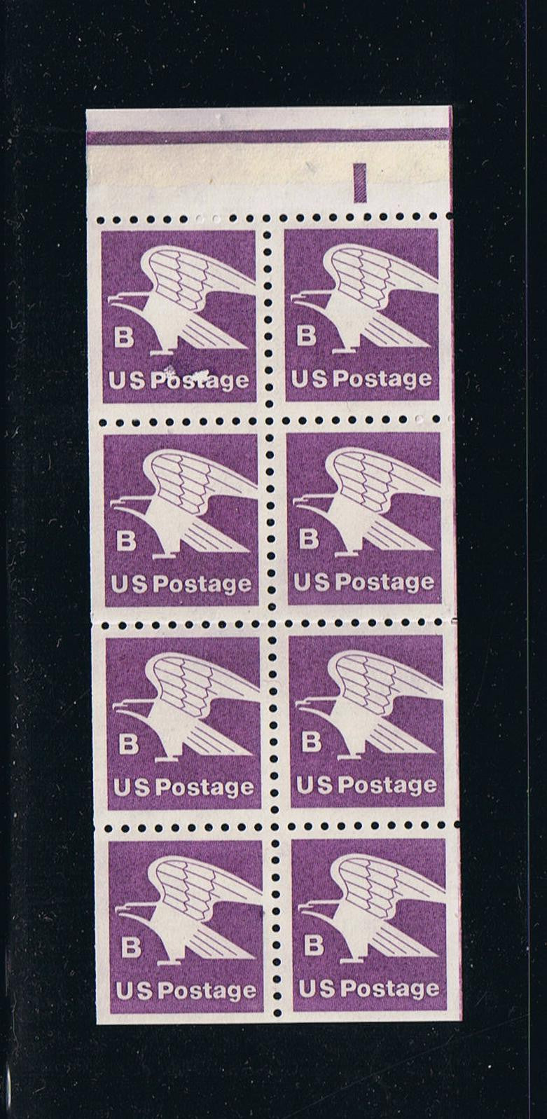 # 1819a (1981) Eagle, 'B', Second Transition Rate, Right Jointline - Bklt pane, MNH