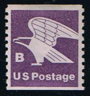 # 1820 (1981) 'B' Second Transition Rate - Coil sgl, MNH