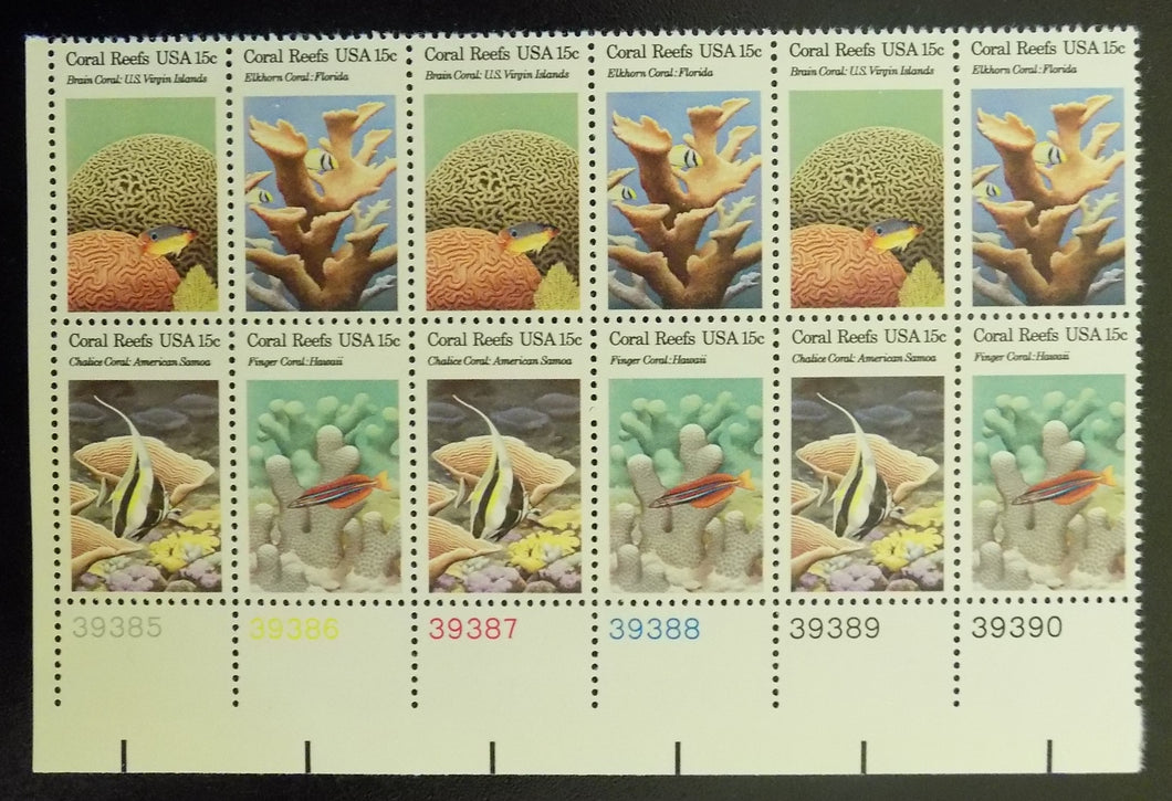 # 1827-30 (1980) Coral Reefs - PB, LL #39390, MNH