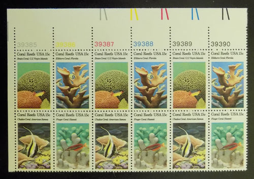 # 1827-30 (1980) Coral Reefs - PB, UL #39390, MNH