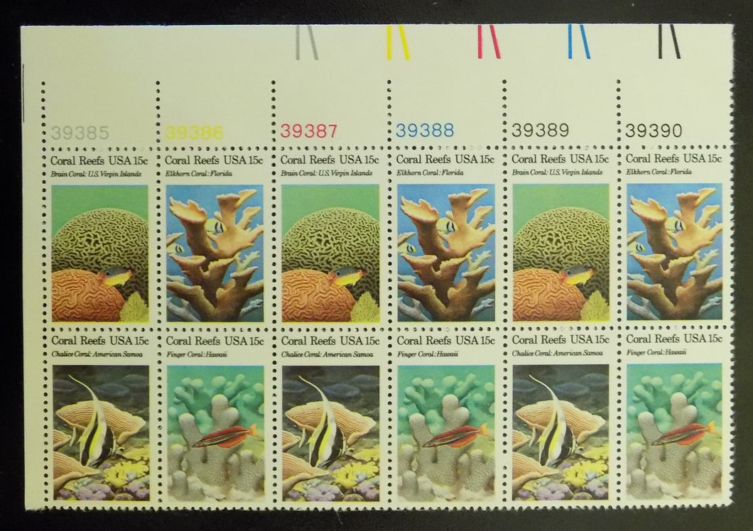 # 1827-30 (1980) Coral Reefs - PB, UL #39390, MNH