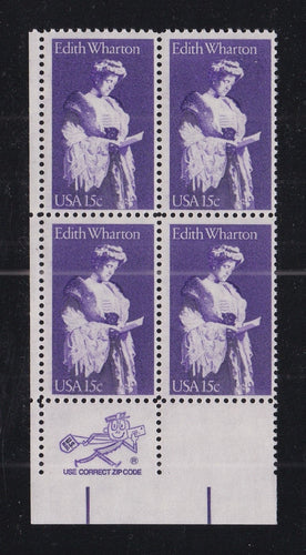 # 1832 (1980) Wharton - Mr. Zip, BK/4, LL, MNH