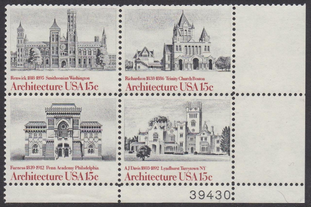 # 1838-41 (1980) Architecture - PB, LR #39430, MNH