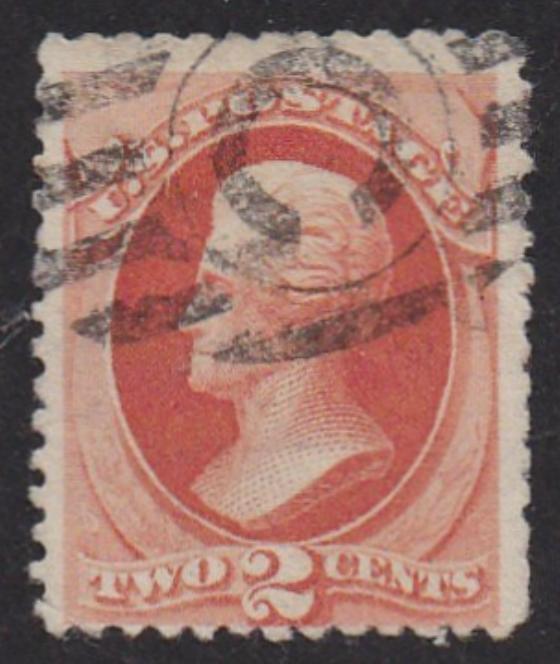 # 183 (1879) Jackson, vermilion - Sgl, Used [2]