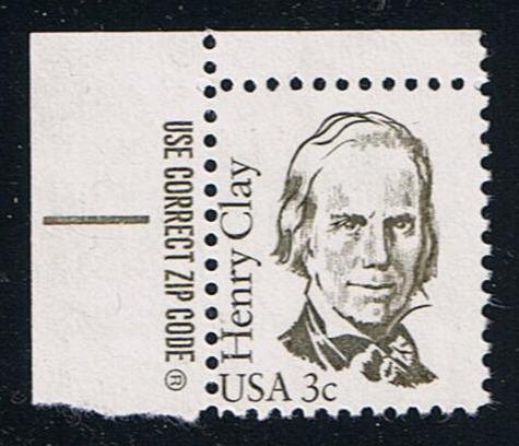 # 1846 (1983) Clay, OA tag - Zip sgl, UL, MNH