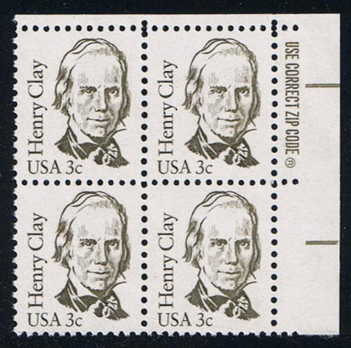 # 1846 (1983) Clay, OA tag - Zip BK/4, UR, MNH