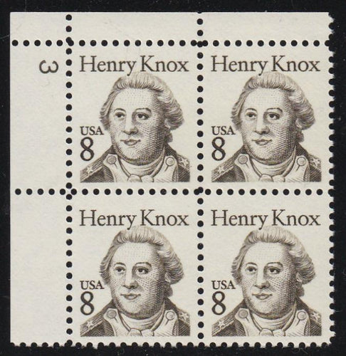 # 1851 (1985) Knox, OA tag - PB, UL #3, MNH [2]