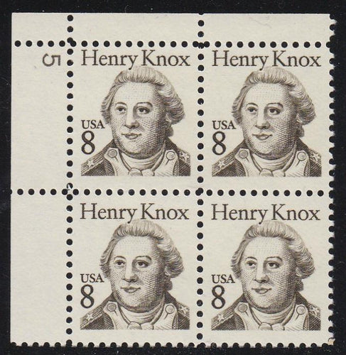 # 1851 (1985) Knox, OA tag - PB, UL #5, MNH [1]