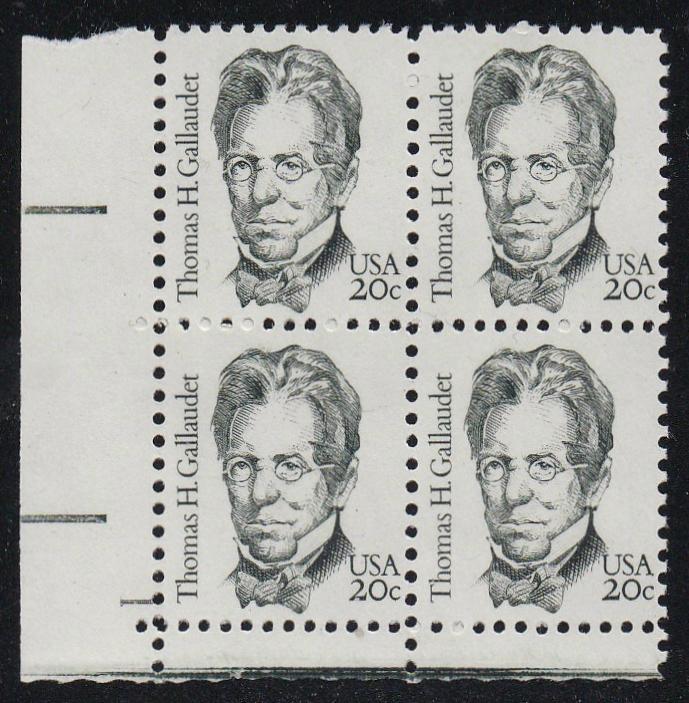 # 1861 (1983) Gallauder, OA - PB, LL #1, MNH