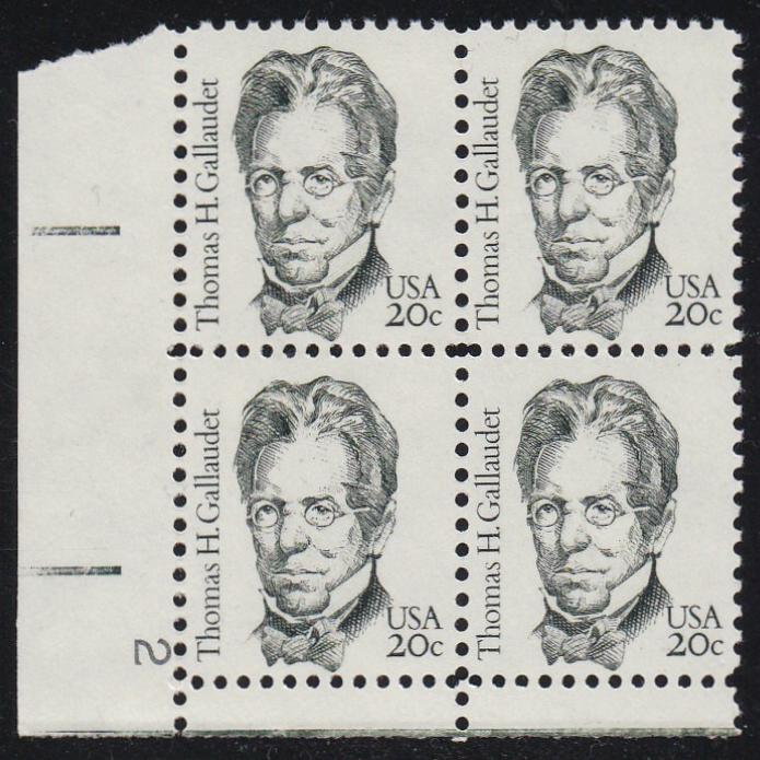 # 1861 (1983) Gallauder, OA - PB, LL #2, MNH