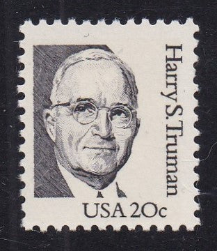 # 1862a (1984) Truman, LB tag, DG, perf 11.2 - Sgl, MNH
