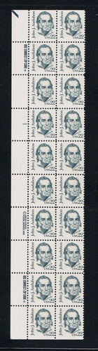 # 1863 (1985) Audubon, SB tag, perf 11 - PB, L #1, MNH