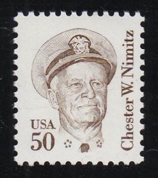 # 1869e (1985) Nimitz, MP tag, SG, perf 11.2 - Sgl, MNH