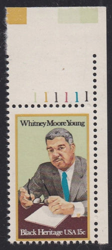 # 1875 (1981) Young - Plt sgl, UR #111111, MNH
