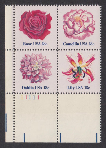 # 1876-79 (1981) Flowers - PB, LL #111111, MNH