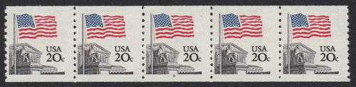 # 1895 (1981) Flag Coil - PS/5, #9, F
