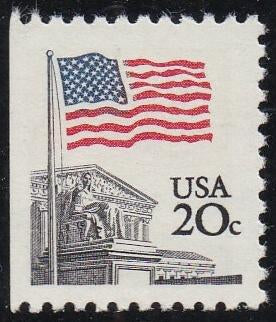 # 1896d (1983) Flag over Supreme Court, LB - Bklt sgl, MNH