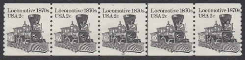 # 1897A (1982) 1870's Locomotive - PS/5, #10, FVF MNH