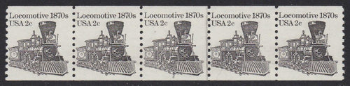 # 1897A (1982) 1870's Locomotive - PS/5, #2, FVF MNH