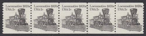 # 1897A (1982) 1870's Locomotive - PS/5, #6, FVF MNH