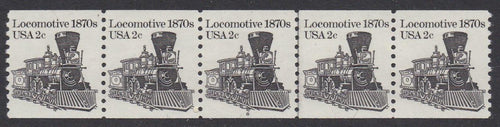 # 1897A (1982) 1870's Locomotive - PS/5, #8, XF MNH