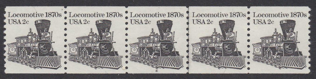 # 1897A (1982) 1870's Locomotive - PS/5, #8, XF MNH