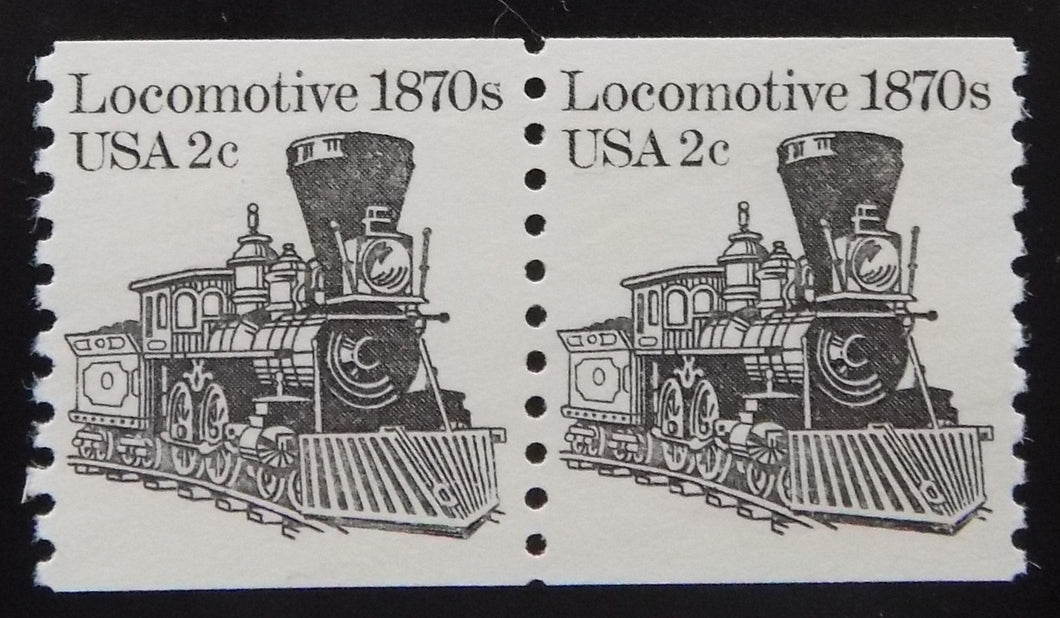 # 1897A (1982) 1870's Locomotive - Coil pr, XF MNH