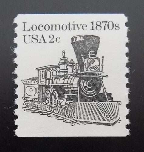 # 1897A (1982) 1870's Locomotive - Coil sgl, XF MNH