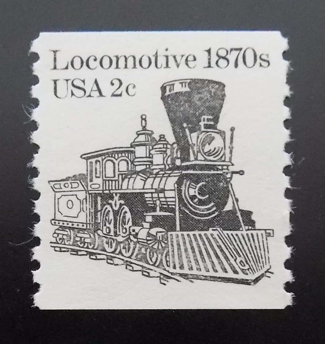 # 1897A (1982) 1870's Locomotive - Coil sgl, XF MNH