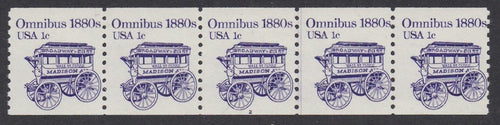 # 1897 (1983) 1880's Omnibus Coil - PS/5, #2, FVF MNH [2]