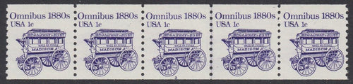 # 1897 (1983) 1880's Omnibus Coil - PS/5, #3, VF MNH