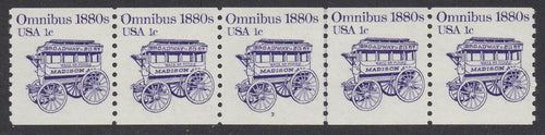 # 1897 (1983) 1880's Omnibus Coil - PS/5, #3, XF MNH