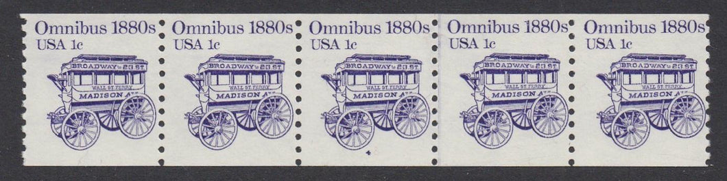 # 1897 (1983) 1880's Omnibus Coil - PS/5, #4, FVF MNH [1]
